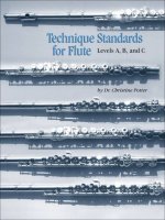 TECHNIQUE STANDARDS FOR FLUTE FLUTE TRAVERSIERE