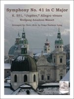 SYMPHONY NO.41 IN C MAJOR FLUTES TRAVERSIERES-PARTITION+PARTIES SEPAREES