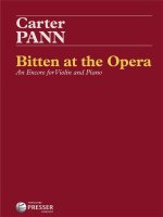 BITTEN AT THE OPERA VIOLON-LIVRE +PARTITION