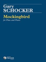 MOCKINGBIRD FLUTE TRAVERSIERE-LIVRE +PARTITION
