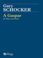 A GASPAR FLUTE TRAVERSIERE-LIVRE +PARTITION