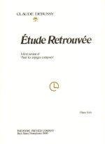 ETUDE RETROUVEE PIANO