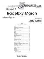 RADETZKY MARCH CONCERT BAND/HARMONIE/FANFARE