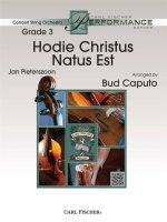 HODIE CHRISTUS NATUS EST ORCHESTRE-PARTITION+PARTIES SEPAREES