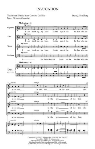 STEVE SANDBERG: INVOCATION CHANT