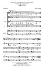 RENE CLAUSEN: AVE ROSA (SATB DV A CAPPELLA) CHANT