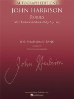 JOHN HARBISON: RUBIES (AFTER THELONIOUS MONK'S 'RUBY, MY DEAR')