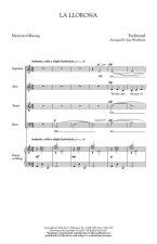 ARR. JON WASHBURN: LA LLORONA CHANT