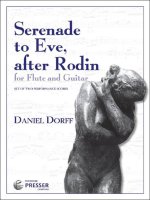SERENADE TO EVE, AFTER RODIN -ENSEMBLE DE PARTITIONS
