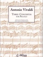 THREE CONCERTOS FOR PICCOLO -LIVRE +PARTITION