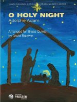 O HOLY NIGHT MUSIQUE D'ENSEMBLE-PARTITION+PARTIES SEPAREES