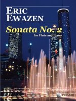 SONATA NO. 2 FLUTE TRAVERSIERE-PARTITION+PARTIES SEPAREES