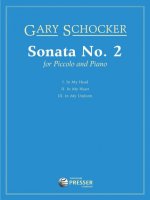 SONATA NO. 2 -LIVRE +PARTITION
