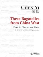 THREE BAGATELLES FROM CHINA WEST CLARINETTE-PARTITION+PARTIES SEPAREES