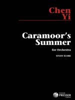 CARAMOOR'S SUMMER -9X12 SCORE ORCHESTRE