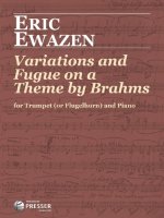 VARIATIONS AND FUGUE ON A THEME OF BRAHMS TROMPETTE