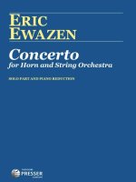 CONCERTO COR-LIVRE +PARTITION