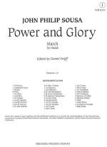 POWER AND GLORY CONCERT BAND/HARMONIE/FANFARE