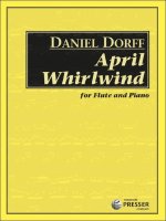 APRIL WHIRLWIND FLUTE TRAVERSIERE-LIVRE +PARTITION