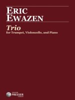 TRIO FOR TRUMPET, CELLO AND PIANO -PARTITION+PARTIES SEPAREES