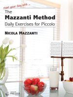 THE MAZZANTI METHOD FLUTE TRAVERSIERE