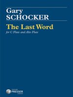 THE LAST WORD FLUTE TRAVERSIERE