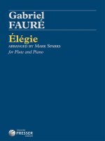 ELEGIE, OP. 24 FLUTE TRAVERSIERE-LIVRE +PARTITION