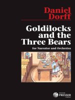 GOLDILOCKS AND THE THREE BEARS ORCHESTRE