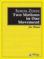 TWO MOTIONS IN ONE MOVEMENT PIANO