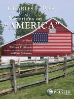 VARIATIONS ON AMERICA CONCERT BAND/HARMONIE/FANFARE