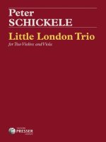 LITTLE LONDON TRIO MUSIQUE D'ENSEMBLE-PARTITION+PARTIES SEPAREES