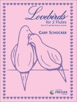 LOVEBIRDS FLUTE TRAVERSIERE-ENSEMBLE DE PARTITIONS