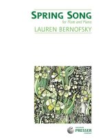 SPRING SONG FLUTE TRAVERSIERE-LIVRE +PARTITION