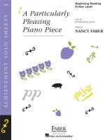 A PARTICULARLY PLEASING PIANO PIECE PIANO