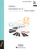 CLASSIC SONATINA IN G PIANO