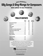 SILLY SONGS & SING-ALONGS FOR COMPOSERS  -PARTITION+PARTIES SEPAREES