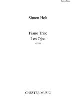 SIMON HOLT: PIANO TRIO - LOS OJOS (SCORE/PARTS)