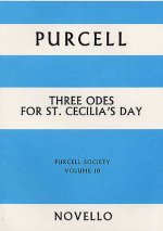 PURCELL SOCIETY VOLUME 10 - THREE ODES FOR ST. CECILIA'S DAY (FULL SCORE) CHANT