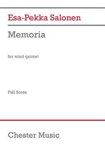 ESA-PEKKA SALONEN: MEMORIA FOR WIND QUINTET