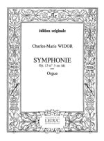 WIDOR SYMPHONIE NO3 OP13 ORGAN BOOK