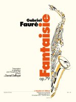 GABRIEL FAURE: FANTAISIE OP.79 (SAXOPHONE-ALTO & PIANO)