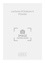GARTENLAUB LECTURES D'AUTEURS A CHANTER MOYEN 1 OR 2 VOICES BOOK
