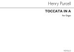 HENRY PURCELL: TOCCATA IN A FOR ORGAN