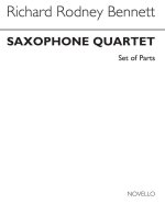 RICHARD RODNEY BENNETT: SAXOPHONE QUARTET (PARTS)