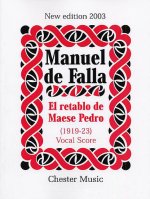 MANUEL DE FALLA: EL RETABLO DE MAESE PEDRO (VOCAL SCORE)