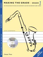 MAKING THE GRADE: GRADE ONE - REVISED EDITION (ALTO SAXOPHONE) +CD