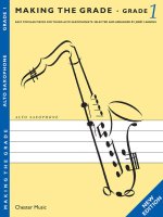 MAKING THE GRADE: GRADE ONE - REVISED EDITION (ALTO SAXOPHONE)