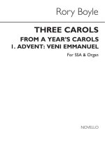 RORY BOYLE: A YEAR'S CAROLS NO.1 - VENI EMMANUEL (ADVENT) CHANT