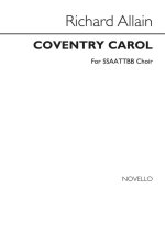 RICHARD ALLAIN: COVENTRY CAROL CHANT