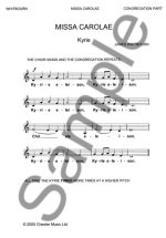 JAMES WHITBOURN: MISSA CAROLAE (CONGREGATION PART) PACK OF 50